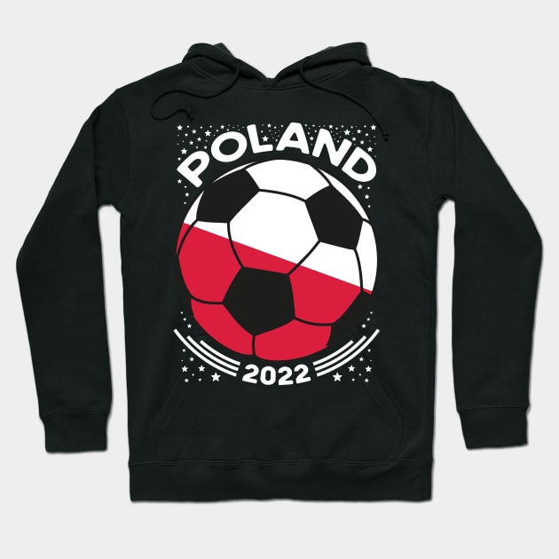 Poland Flag Soccer Football Team Hoodie by mcoshop